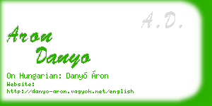 aron danyo business card