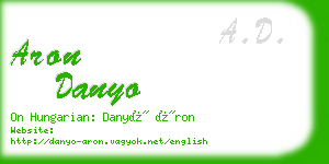 aron danyo business card